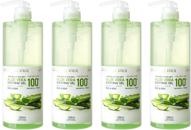 라라폴리 알로에베라 수딩젤, 1L, 4개