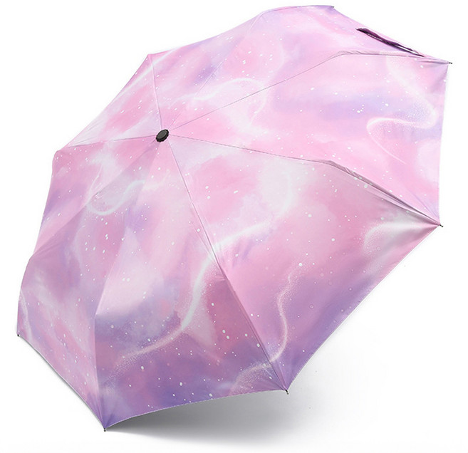 공유 우주 3단 자동 암막 양우산