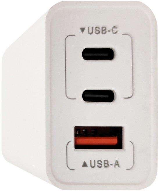 PRACTICAL 實用牌 三孔 U + 2C充電器 PR-UA11, 白色, 1個