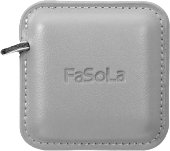 FaSoLa 簡約Mini隨身方型PU量尺, 2個