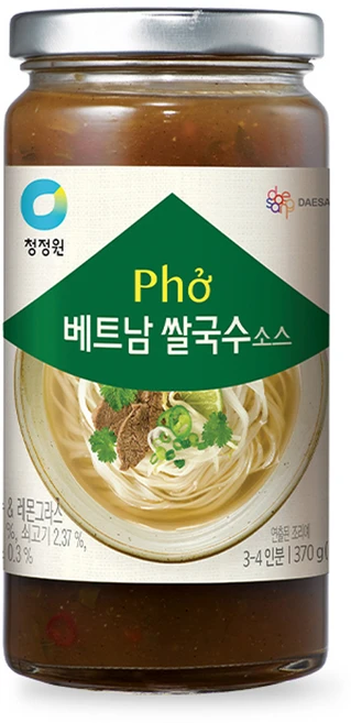 청정원 베트남 쌀국수 소스, 370g, 1개 - 쿠팡