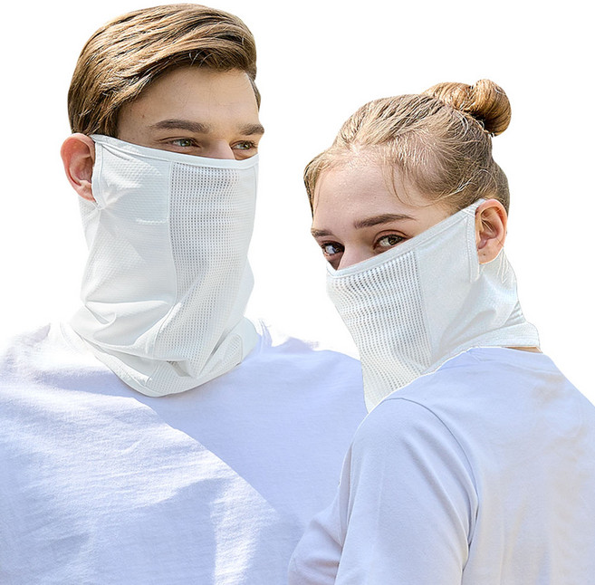 시글락 쿨 스포츠 마스크, 화이트, 2개