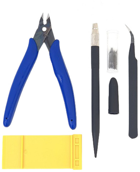 VTHOBBY 프라모델 공구세트, 혼합색상, 1세트