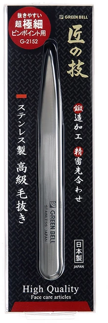 그린벨 타쿠미노 와자 인그로운헤어 핀셋 족집게 G-2152, 색상랜덤발송, 1개 - 쿠팡