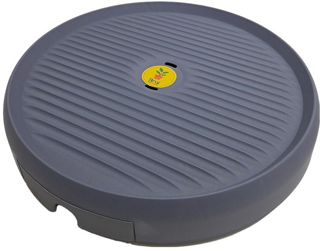 브루이 바퀴가 숨어 있는 자동 물빠짐 화분 받침대, 블루, 1개