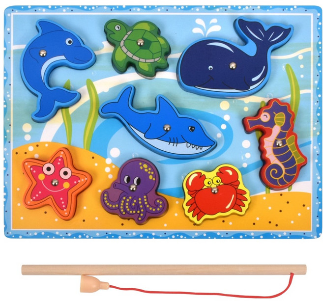 바다 입체자석 낚시놀이, 해마, 1개