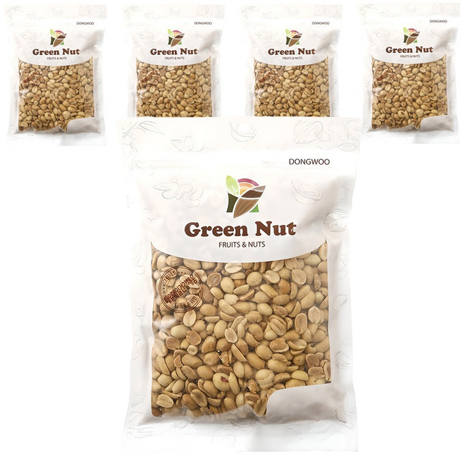 그린너트 구운땅콩, 500g, 5개