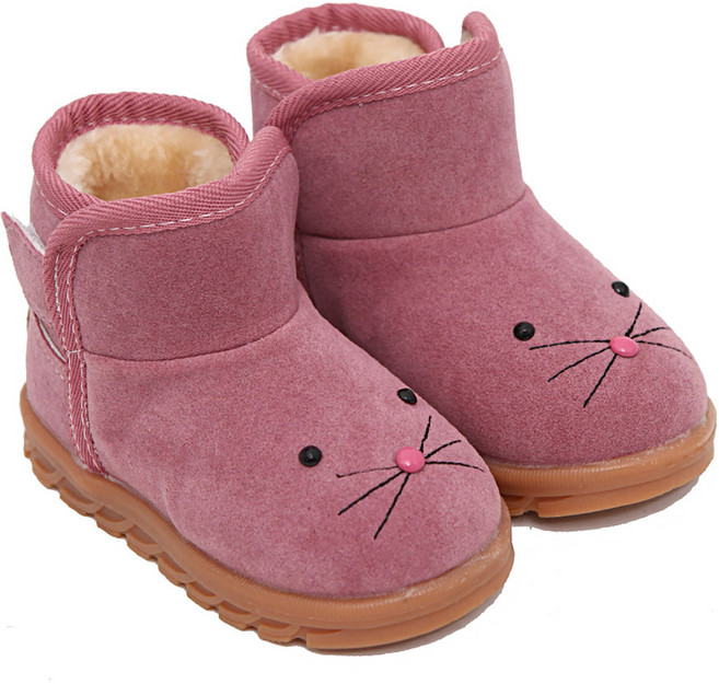 KKOKKOMASHOE 孩童動物造型內刷毛中筒靴 KD3195