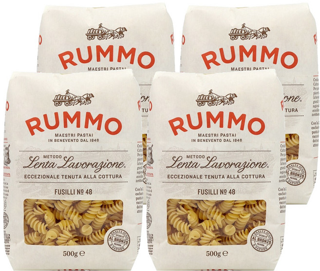 RUMMO 路莫 高級螺旋麵, 500g, 4包