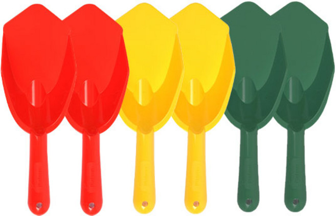 플라팜 모종삽 그린 2p + 레드 2p + 옐로우 2p, 1개