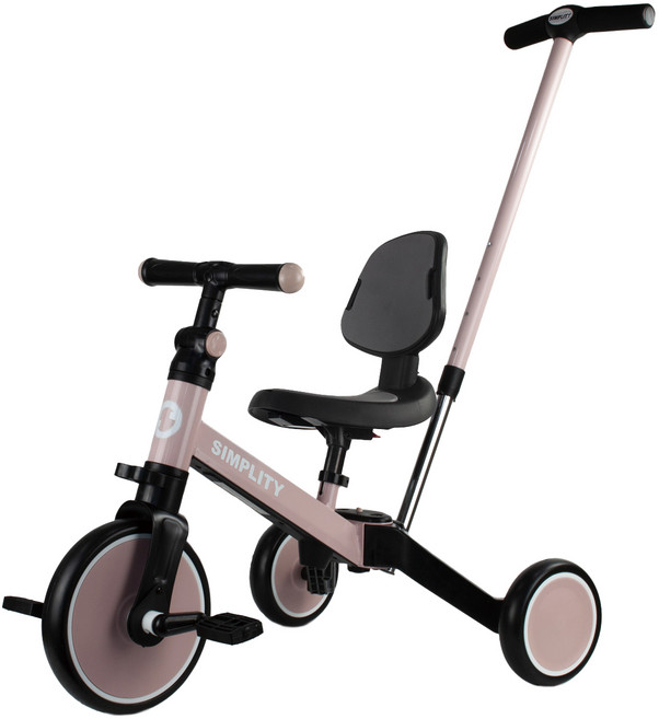 SIMPLITY All in One 세발자전거, 핑크, 1개