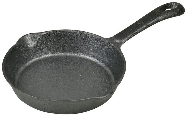 PEARL LIFE 珍珠金屬 圓形鑄鐵煎鍋 IH適用可進烤箱 HB-6209, 16cm, 1個