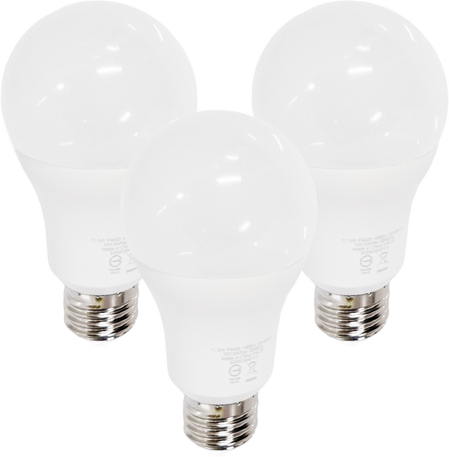 PHILIPS 飛利浦 LED超省球泡燈 11.5W 3個, 自然光, 1盒