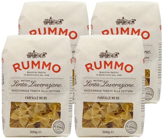 룸모 파르팔레 프리미엄 파스타, 500g, 4개