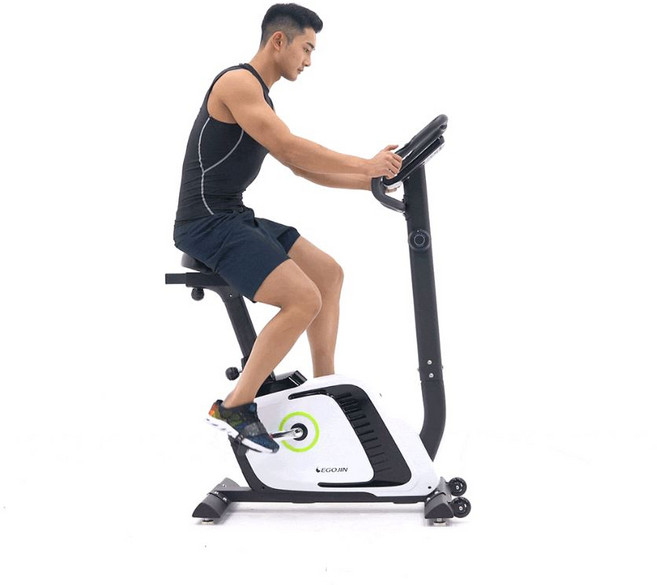 이고진 입식 실내자전거 방문설치, BC71510, 화이트