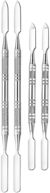 라몽 스테인리스 스틸 메이크업 스파츌라 2종 세트, 2세트