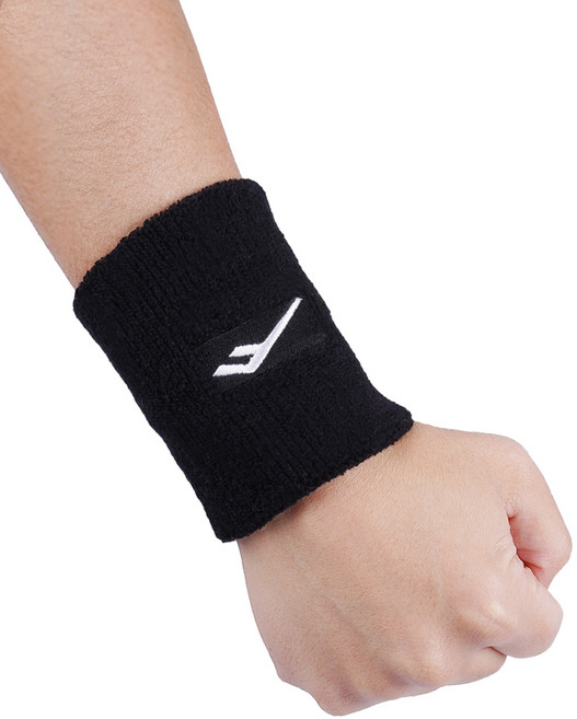 프로스펙스 롱 손목밴드, 블랙, 1개