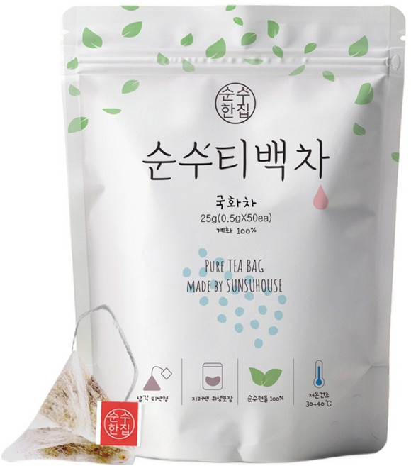 순수한집 국화차 삼각티백, 500mg, 50개입, 1개