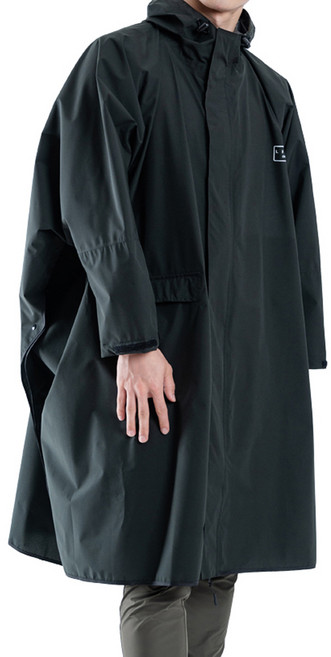 Libero 로스 레인 판초우비 방수, 블랙, 1개