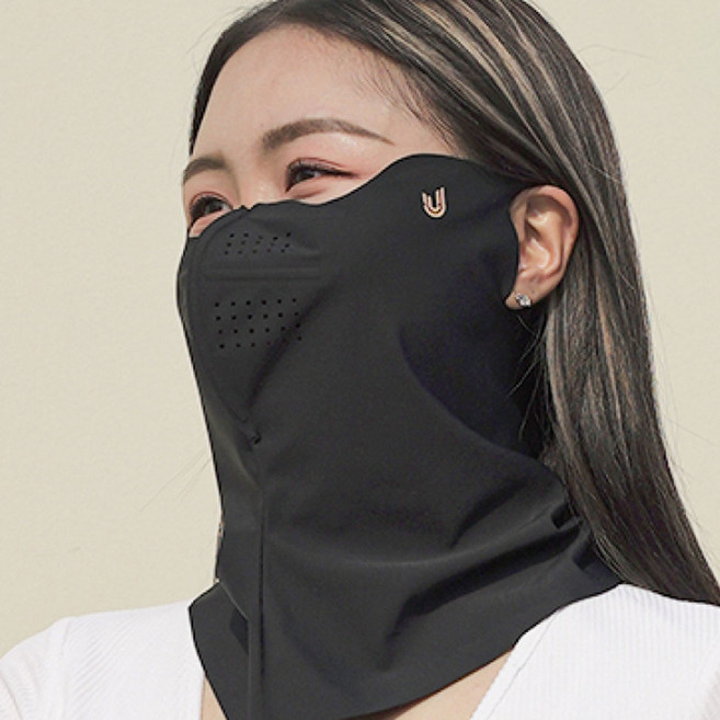 유투스포츠 아이스크림 마스크 ML2T, 블랙, 1개