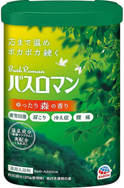 바스로망 입욕제 산림, 600g, 1개