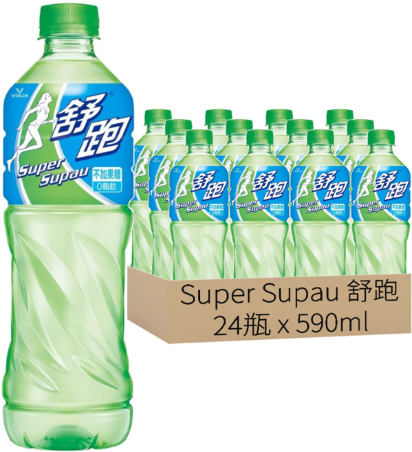 Super Supau 舒跑 運動飲料, 590ml, 24瓶