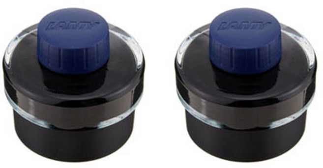 LAMY 瓶裝墨水 T52 50ml, 藍黑色, 2個