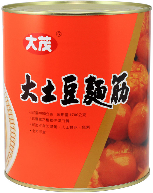 大茂 大土豆麵筋, 3kg, 1桶