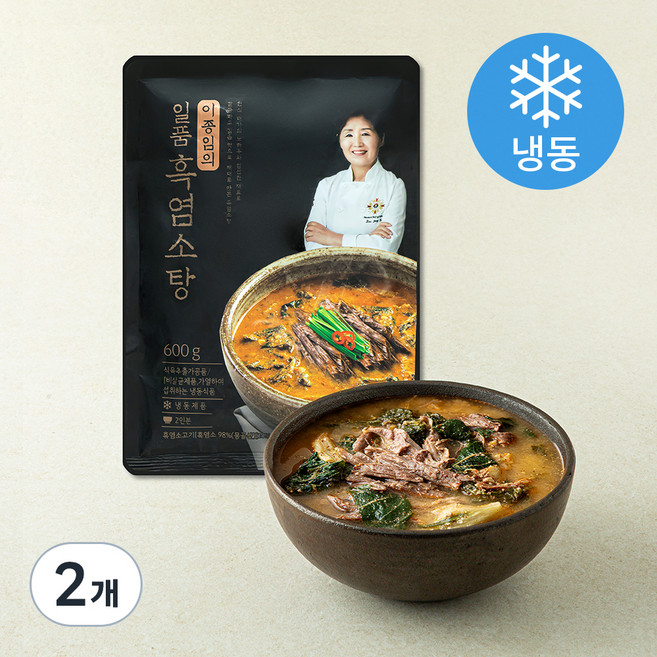 이종임 일품 흑염소탕 2인분 (냉동), 600g, 2개
