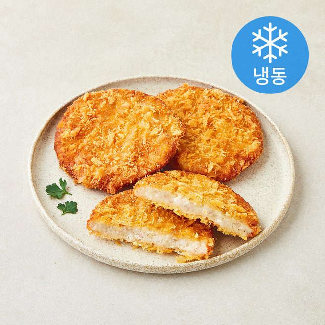 하늘푸드 닭다리살 치킨까스 10입 (냉동), 1kg, 1팩