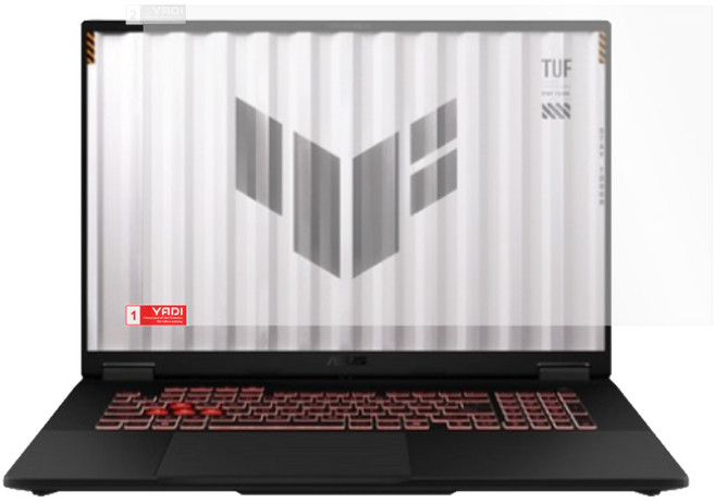 YADI 亞第 水之鏡保護貼 AG防眩抗反光 ASUS TUF Gaming A18 PF4HAG-W180, 1個