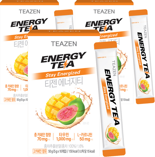 티젠 에너지티, 10회분, 5g, 3세트