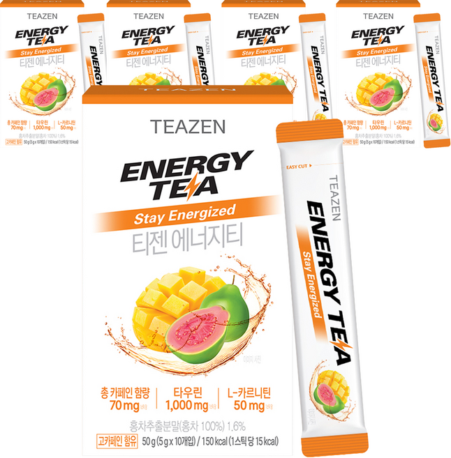 티젠 에너지티, 10회분, 5g, 5세트