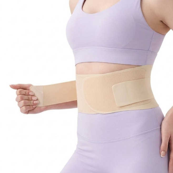 라임리빙 슬림핏 통기성 허리보호대, 스킨, 1개