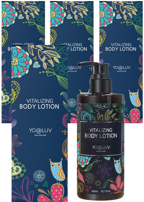 요아럽 바이탈라이징 바디로션 시트러스향, 4개, 300ml