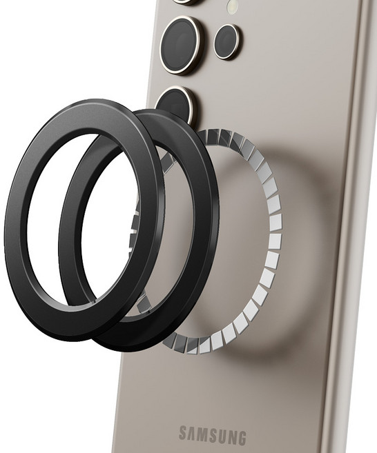 엘라고 맥세이프 링 플레이트, 블랙, 2개