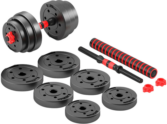 빼다 무게조절 덤벨 앤 바벨, 20kg, 1세트