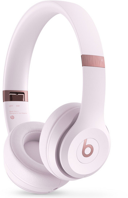 Apple Beats Solo 4 블루투스 무선 헤드폰, 클라우드 핑크, MUW33ZP/A