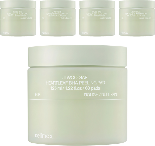 셀리맥스 어성초 BHA 지우개 필링 패드, 60매입, 125ml, 5개