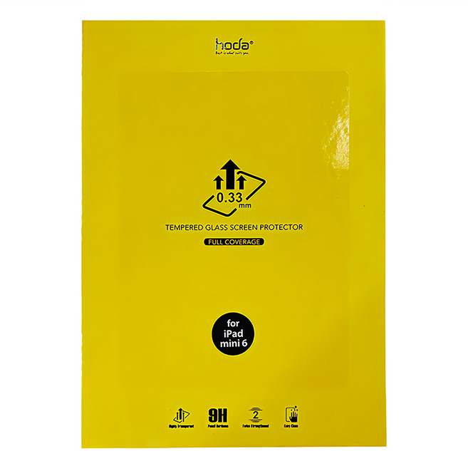 HODA 好貼 玻璃貼, 全透明, 1片