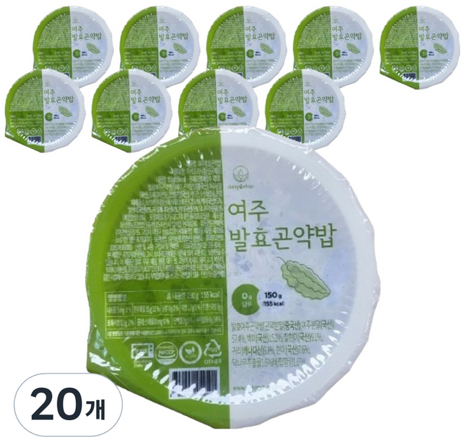 糖&Shop 苦瓜發酵蒟蒻飯, 150g, 20個