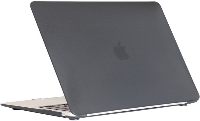 오펜트 맥북 프로 14 M5 M4 M3 M2 M1 호환 매트 클리어 하드케이스, 그레이반투명, 1개