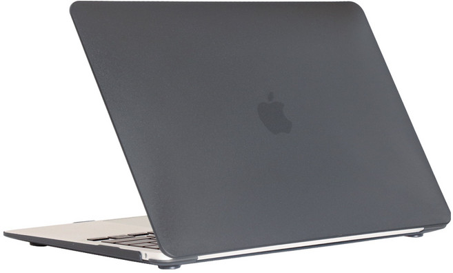 오펜트 맥북 에어 13 M5 M4 M3 M2 매트 클리어 하드케이스, 그레이반투명, 1개