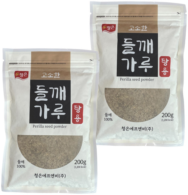 청은에프엔비 들깨가루, 2개, 200g