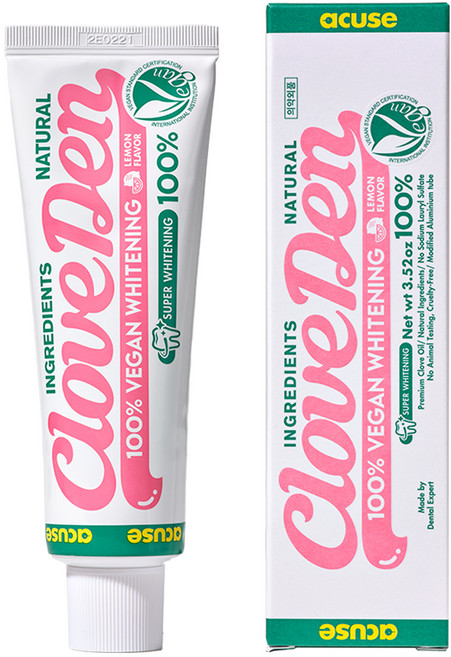 클로브덴 화이트닝 케어 미백치약, 100g, 1개