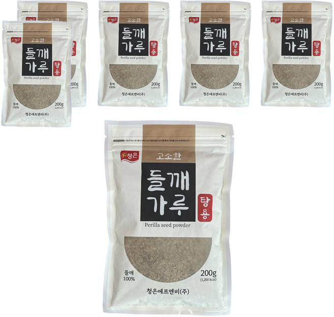 청은 들깨가루, 6개, 200g