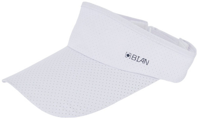 해피제이 비안 남녀 썬바이저 골프 썬캡, 화이트, 1개