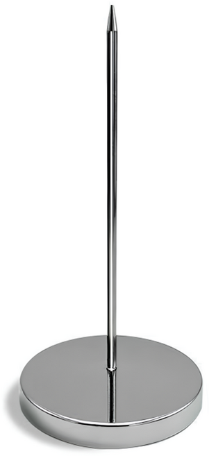 ADUNE 영수증 꽂이 빌지 홀더, 실버, 1개