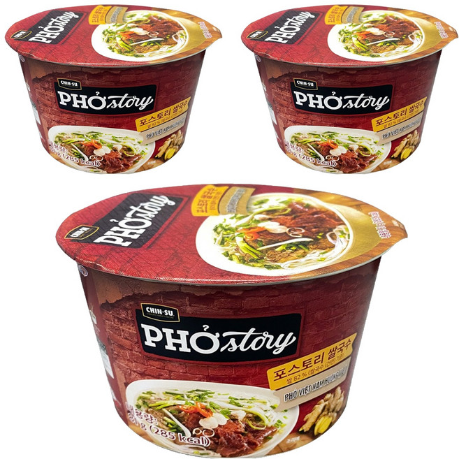 친수 포스토리 쌀국수, 81g, 3개