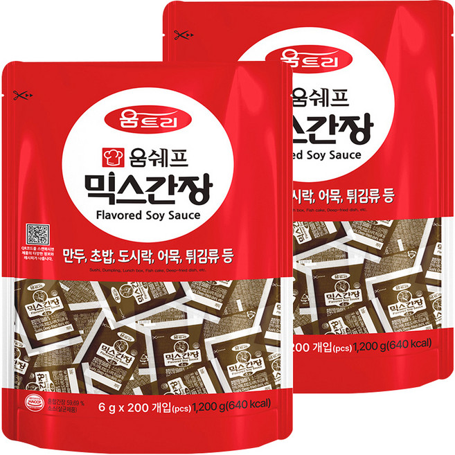 움트리 믹스간장, 6g, 400개